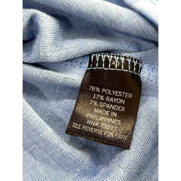 Simply Vera Vera Wang Top Women’s Size Small Color Blue Leopard Print Pattern - Picture 9 of 10